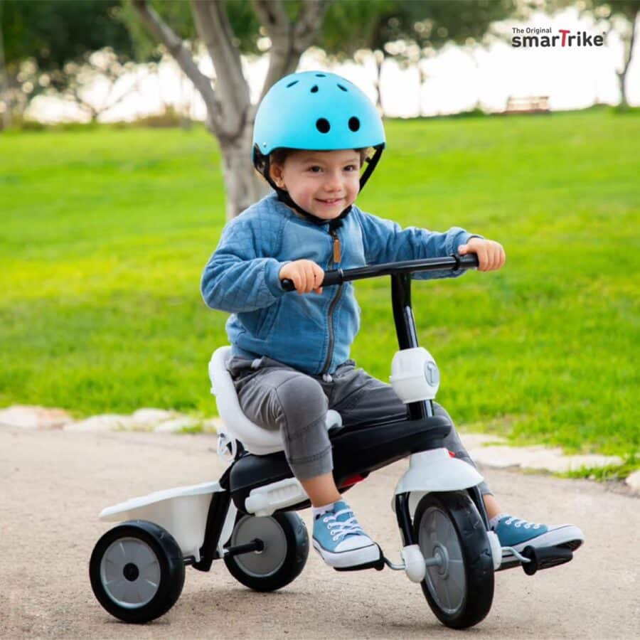 ⁦תלת אופן סמארטרייק VANILLA PLUS צבע שחור לבן 797437⁩ – תמונה ⁦2⁩