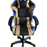 כיסא גיימינג בצבע זהב 7008RGBG מבית LEVEL UP
