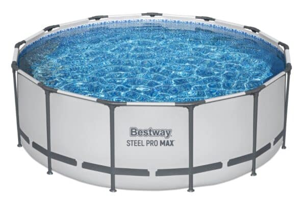 בריכת אולטרה עגולה אפורה MAX (457X122 סמ) 56438 מבית BESTWAY