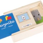 משחק התאמת צורות 20 חלקים Cognito מעץ 115400 מבית Beleduc