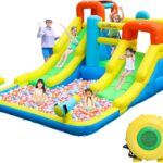 מתנפח מים עם מגלשה כפולה W93050 מבית Doctor Dolphin