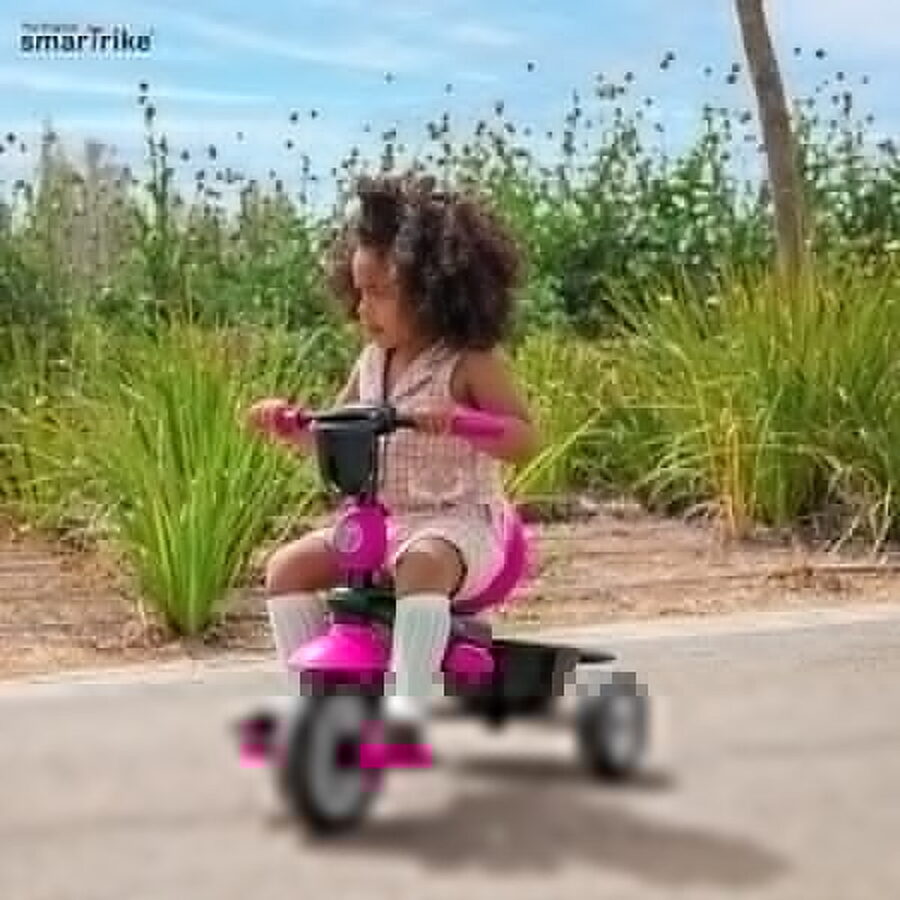 ⁦תלת אופן בעל 4 מצבי נסיעה SWING DLX צבע ורוד 798687⁩ – תמונה ⁦4⁩