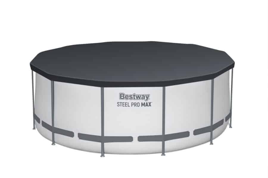 ⁦בריכת צינורות עגולה אפורה MAX (366X122 סמ) 56420 מבית BESTWAY⁩ – תמונה ⁦5⁩