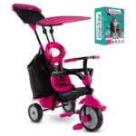 תלת אופן בעל 4 מצבי נסיעה VANILLA PLUS צבע ורוד 798151