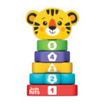 מגדל קוביות נמר מעץ לילדים 51154 מאת בית העץ
