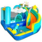 מתקן מתנפח עם מגלשה חד קרן דגם W73056T מבית Doctor Dolphin