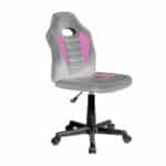 כיסא תלמיד ארגונומי לנוער בצבע כסוף וורוד chairSP