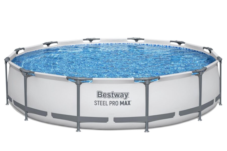⁦בריכת אפורה צינורות MAX (366X76 סמ) 56416 מבית BESTWAY⁩ – תמונה ⁦3⁩