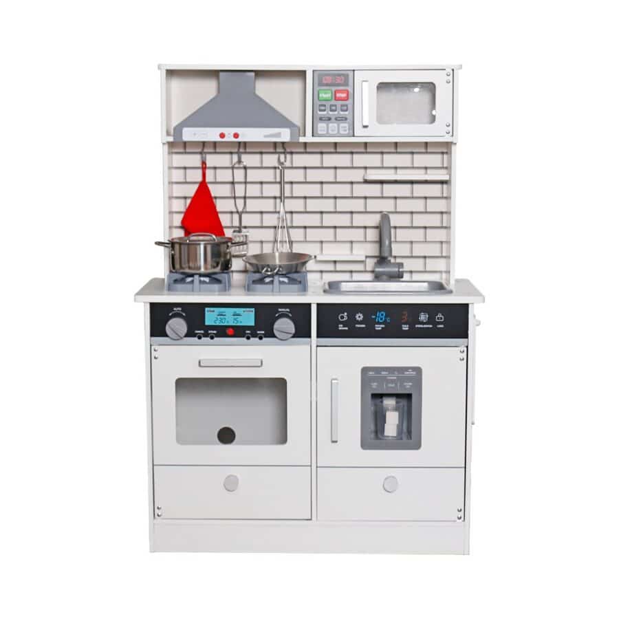 ⁦מטבח לילדים מעץ אלקטרוני אלינור לקבוצה הסודית W10C493J מאת בית העץ⁩ – תמונה ⁦2⁩