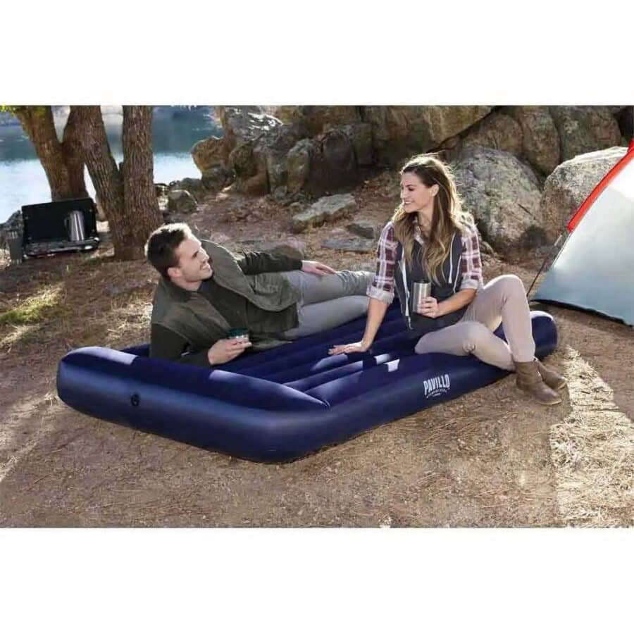 ⁦מזרן זוגי מתנפח כחול 67681 מבית BESTWAY⁩ – תמונה ⁦4⁩