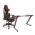 שולחן גיימינג + כיסא גיימינג BANDEL7081 מבית LEVEL UP