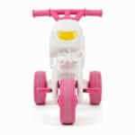 בימבה יטבתה אופנוע בצבע לבן עם גלגלים ורודים יטבתה7
