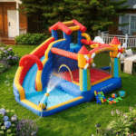 מתקן מתנפח עם מגלשה תחנת רוח דגם W83055 מבית Doctor Dolphin