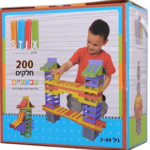 סטיקס 200 חלקים מעץ צבעונים 20004996 מבית Alfit Toys