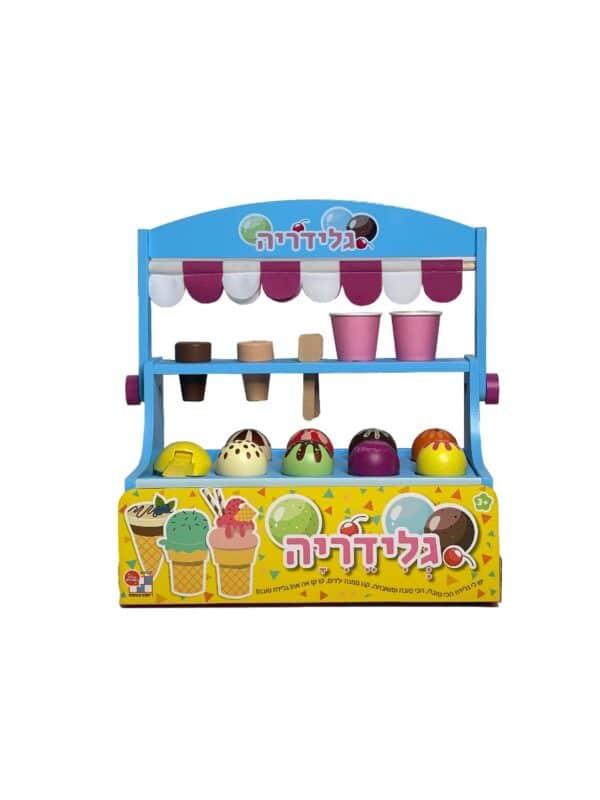דוכן גלידה מעץ לילדים 055350084200