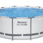 בריכת צינורות עגולה אפורה MAX (366X122 סמ) 56420 מבית BESTWAY