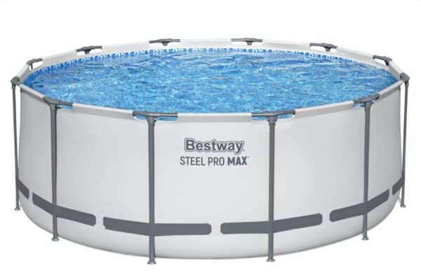 בריכת צינורות עגולה אפורה MAX (366X122 סמ) 56420 מבית BESTWAY