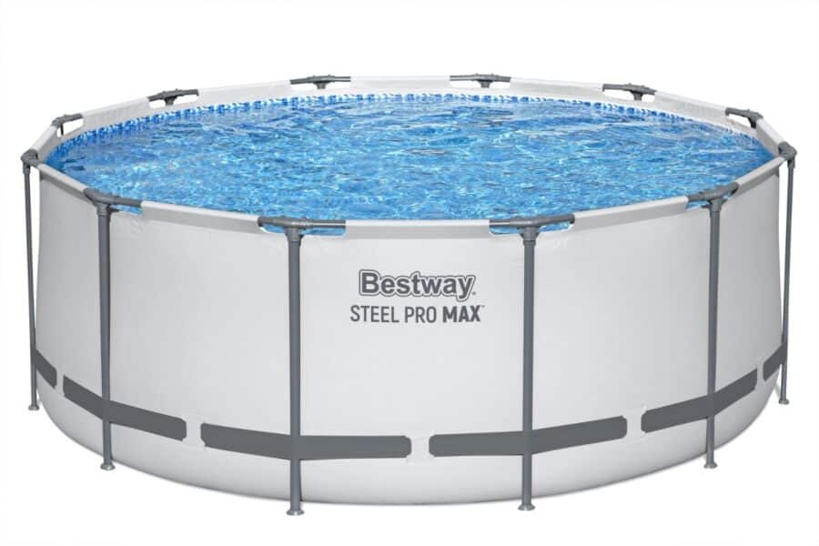 בריכת צינורות עגולה אפורה MAX (366X122 סמ) 56420 מבית BESTWAY