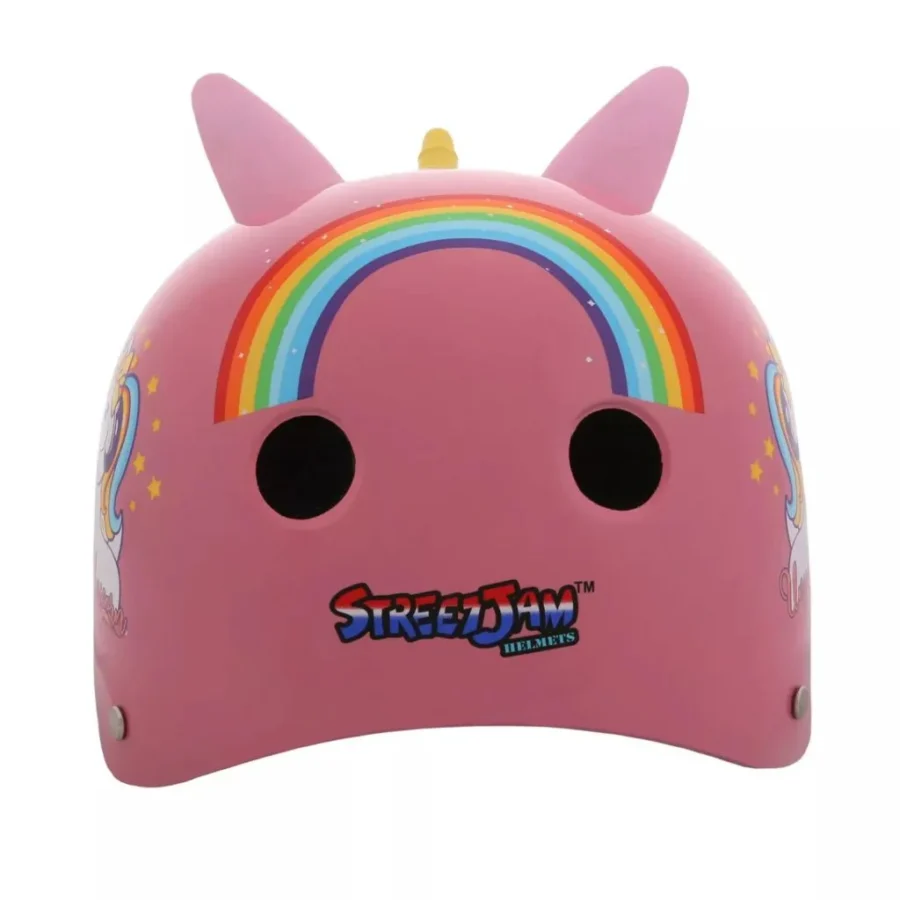 ⁦קסדה לילדים Magic Unicorn ורוד בהיר מבריק SMALL 80090⁩ – תמונה ⁦2⁩