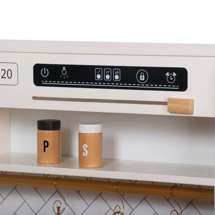 ⁦מטבח לילדים מעץ אלקטרוני איתי W10C923B מאת בית העץ⁩ – תמונה ⁦5⁩
