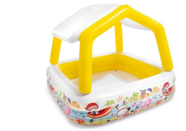 בריכה מרובעת מתנפחת (157X157X122 סמ) 57470 מבית INTEX