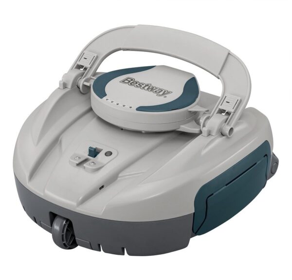 רובוט ניקוי בריכה אלחוטי נטען Bestway Aquatronix G150 בצבע אפור עם ידית נשיאה | yrz