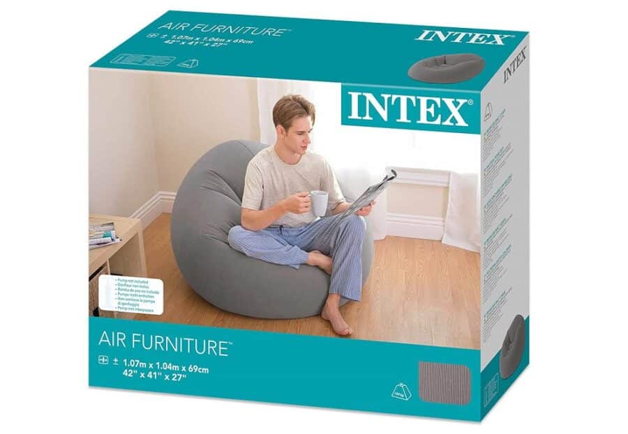 ⁦כורסה מתנפחת 107X104 גובה 69 ס"מ | מקט 68579 | INTEX⁩ – תמונה ⁦2⁩