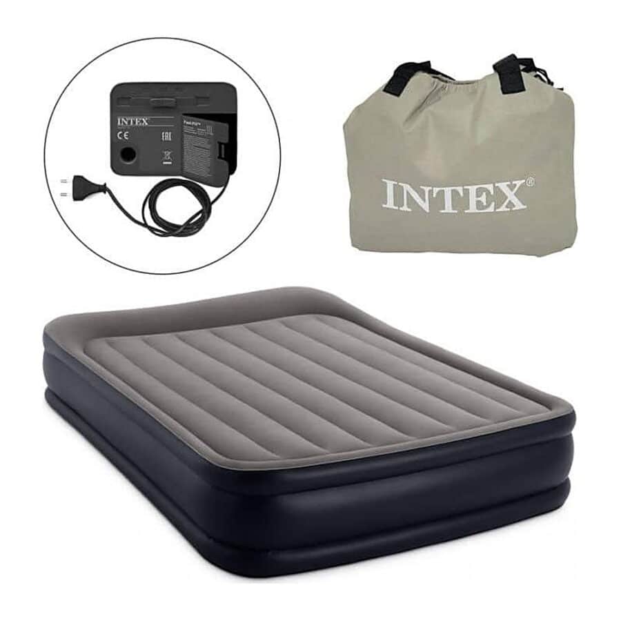 מזרן מתנפח זוגי עם כרית מובנית Dura-Beam Plus ‎203×152×42‎ ס״מ | INTEX | מק״ט ‎64136‎