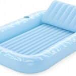 מזרון מתנפח לבריכה ולים BESTWAY ‎203×137×25.5‎ ס״מ | מק״ט ‎43838‎ | כולל כרית נשלפת ומחזיק כוס |