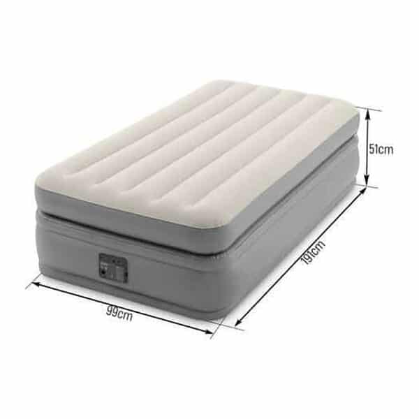 מזרן מתנפח יחיד Comfort עם משאבה מובנית ‎191×99×51‎ ס״מ | INTEX | מק״ט ‎64162‎