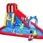 מתנפח עם מגלשה כריש דגם W9326 מבית Happyhop