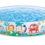 בריכת שכשוך קשיחה INTEX לילדים 'ספארי' 58477 קוטר 122 סמ