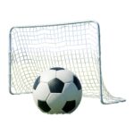 שער כדורגל מתכת ורשת לחצר 130X153 מטר PSG0543 DERBY