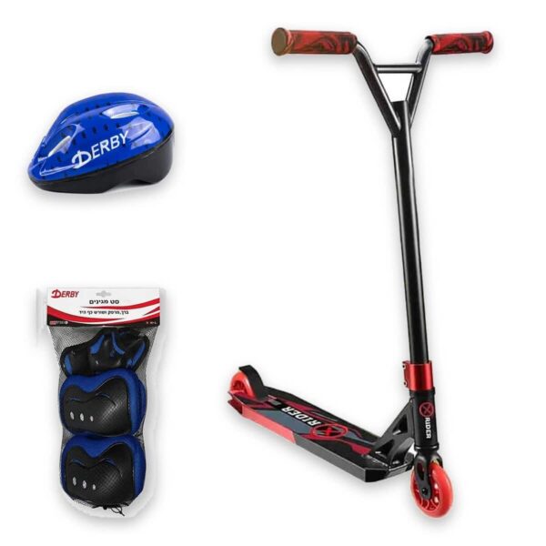 קורקינט ABEC11 + קסדה + סט מגנים