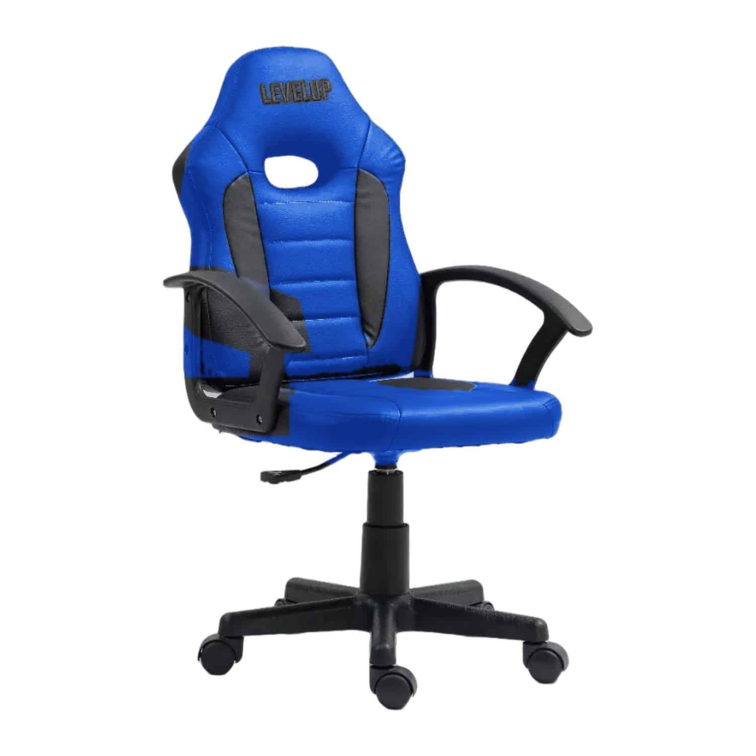 כיסא ארגונומי לילדים LEVEL UP דגם 301A כחול ושחור