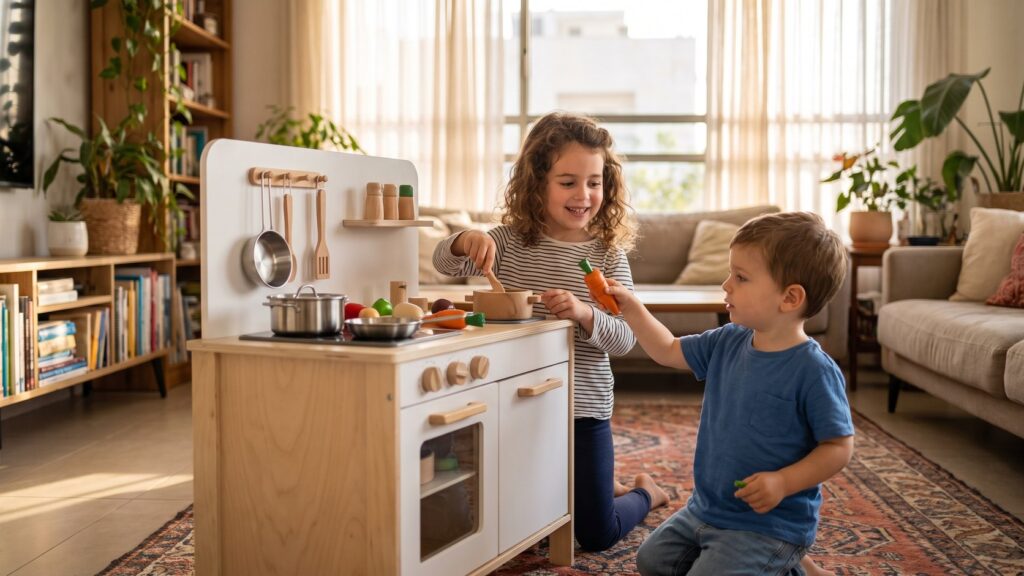 מטבחי עץ לילדים – המשחק שהופך כל דמיון למציאות